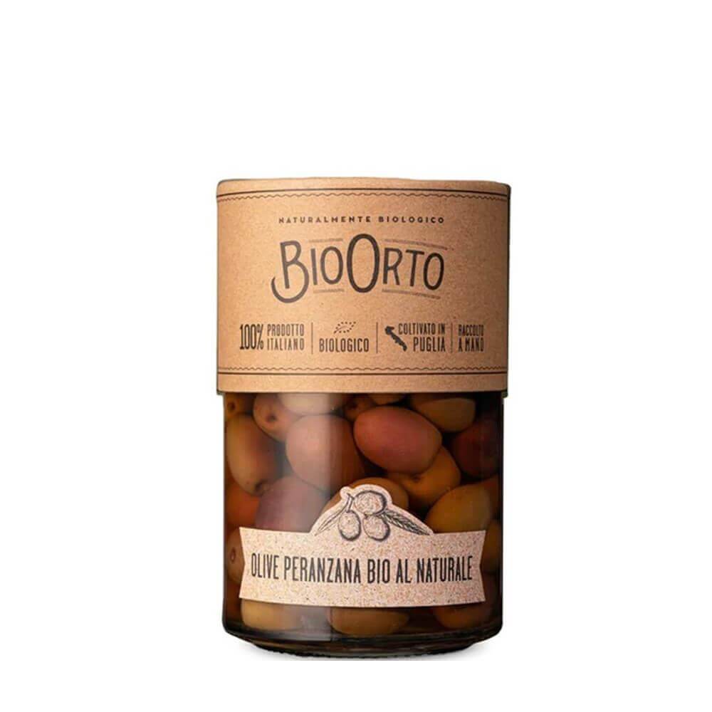 Bio Orto Organic Peranzana Olives in Brine 350g